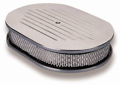 Holley Custom Oval Air Cleaner - 5-1/8" Neck