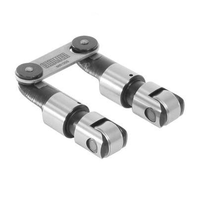 Crower Severe Duty Cutaway Mechanical Link Bar Roller Lifter - 0.842 in OD - 0.150 in Offset - Small Block Chevy 66292L-2 - Pair