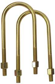 AFCO U-Bolt - 3" Tube - Plated (8" ) (sold individually)