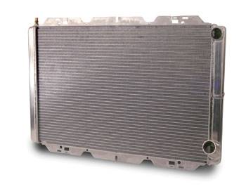 AFCO Pro Series Double Pass Aluminum Radiator - 19" x 31" x 3" - Chevy - 1/4" Pipe