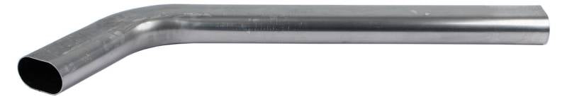 Boyce Trackburner 36" Oval Tailpipe w/ Short Radius 60 Turnout & 24" Straight Section for 3 1/2" Exhaust System (Figure E)