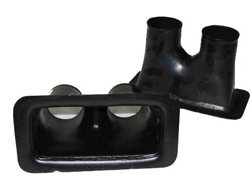ButlerBuilt® Dual Hose, Bumper Mount Duct - 9.5" x 5.0"