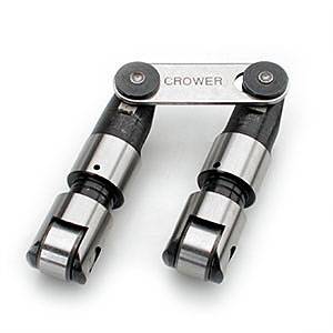 Crower Cutaway Severe-Duty Mechanical Roller Lifters (16) - Vertical Link Bar - Chevy