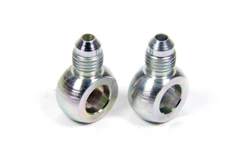 Aeroquip Steel -04 Male AN to 7/16" Brake Thread Banjo Adapter - (2 Pack)