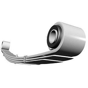 AFCO Reinforced Front Segment Multileaf Spring - Camaro (6 3/8" Arch) 205 lb.