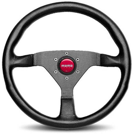 Momo Monte Carlo 320 Steering Leather Red Stich