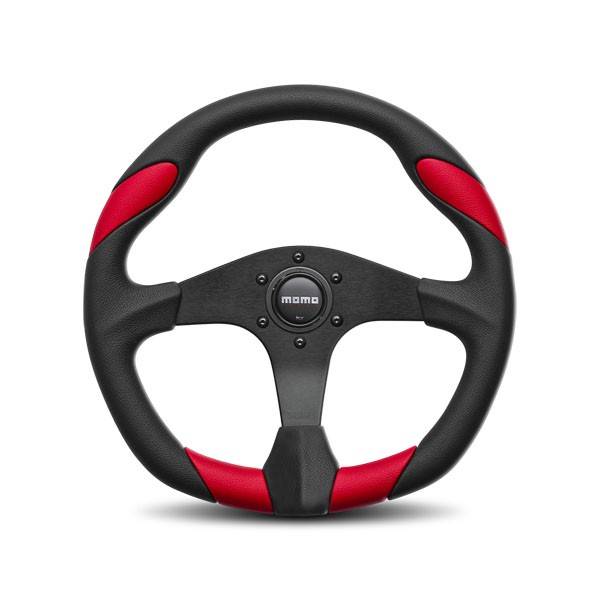 Momo Quark Steering Wheel Polyurethane - Blue Insert