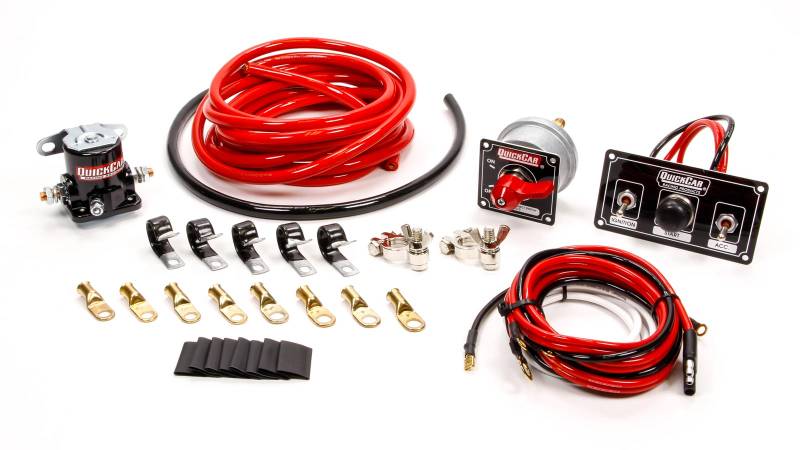 QuickCar Wiring Kit Premium 4 Gauge w/Black 50-820 Panel