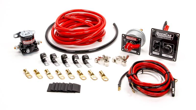QuickCar Wiring Kit 4 Gauge w/ Black 50-802 Panel