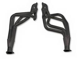 Hooker Competition Headers - 1-5/8 in Primary - 2-1/2 in Collector - Black Paint - Oldsmobile V8 - GM A-Body / F-Body 1968-77