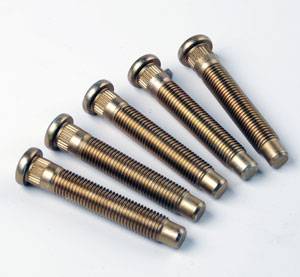 ARP Wheel Stud - 12 mm x 1.50 Thread - 2.850 in Long - 0.485 in Knurl - Chromoly - Cadmium - Honda - Set of 5