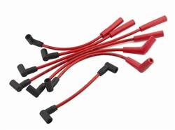 ACCEL Super Stock Spiral Core 8 mm Spark Plug Wire Set - Red - Factory Style Boots / Terminals - Jeep Inline-6