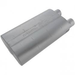 Flowmaster 80 Series Chambered-Flow Muffler - 2.5" Offset - Inlet/Same End Offset - Outlet