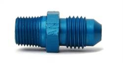 NOS 4 AN Male to 1/8 in NPT Male Nitrous Oxide Filter Straight Adapter - Blue Anodized