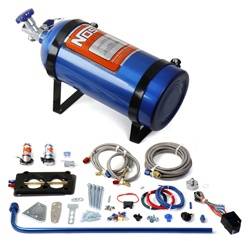NOS GM EFI Nitrous Oxide System - Wet - Single Stage - 100-150 HP - 10 lb Bottle - Blue - GM TPI