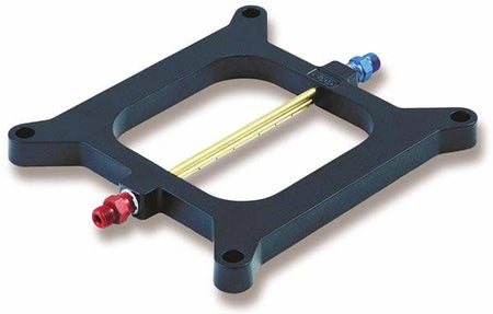 NOS Cheater 150-250 HP Nitrous Oxide Plate - Gaskets / Hardware / Jets / Plumbing - Black Anodized - Square Bore