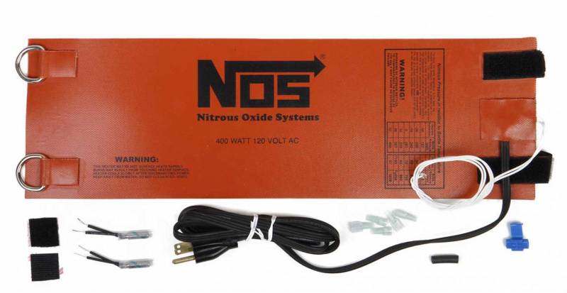 NOS Nitrous Oxide Bottle Heater - Thermostatically Controlled - 110V AC - Orange - 10 lb / 15 lb Bottles