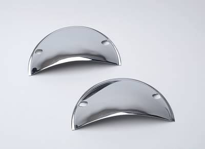 Mr. Gasket Headlight Half Shield - Small Round