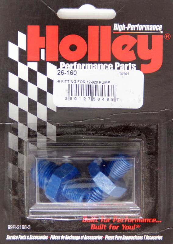 Holley -6 Fitting for #12-920 Fuel Pump