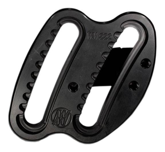 Wehrs Machine Frame Mount Clamp-On Panhard Bar Bracket - Black Anodized - 2 in Square Tubing WM222