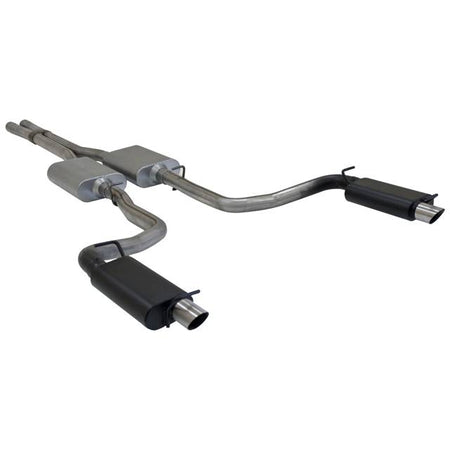 Flowmaster Force II Cat-Back Exhaust System - 2-1/2 in Tailpipe - 3 in Tips - Mopar LX-Body 2011-14