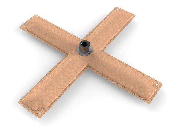 Holley 15" x 15" HydraMat® - Cross