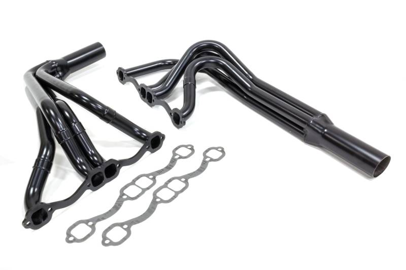 Beyea Custom Headers IMCA-UMP Northern Sport Modified Headers 1-5/8" Primary 9" Collector Steel - Black Paint