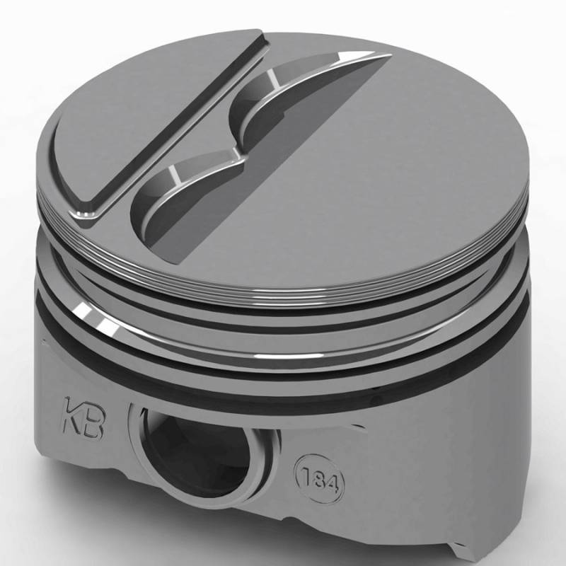 KB Performance Pistons KB Series Piston Hypereutectic 4.350" Bore 5/64 x 5/64 x 3/16" Ring Grooves - Plus 3.5 cc