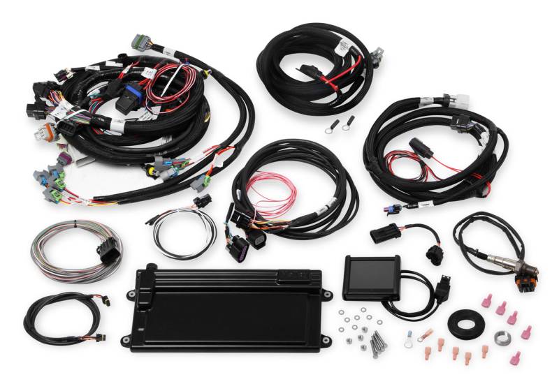 Holley EFI Terminator GM LS Fuel Injection Multi Port Power Module/Programmer/O2 Sensor/Fittings/Bungs Trans Control/DBW