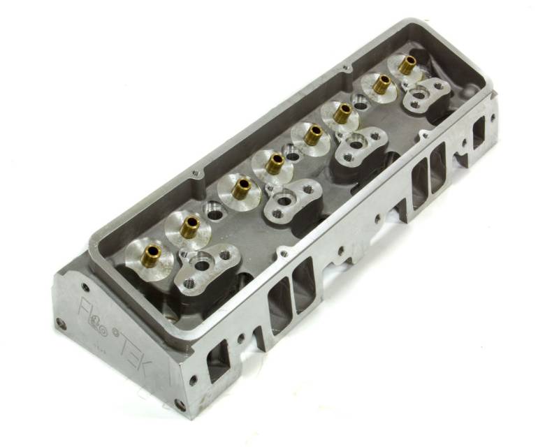 Flo-Tek Cylinder Head - Bare - 2.020 / 1.600 in Valves - 180 cc Intake - 64 cc Chamber - Straight Plug - Small Block Chevy
