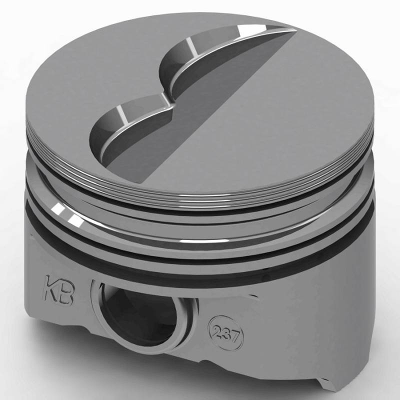 KB Performance Pistons KB Series Piston Hypereutectic 4.350" Bore 5/64 x 5/64 x 3/16" Ring Grooves - Minus 5.0 cc