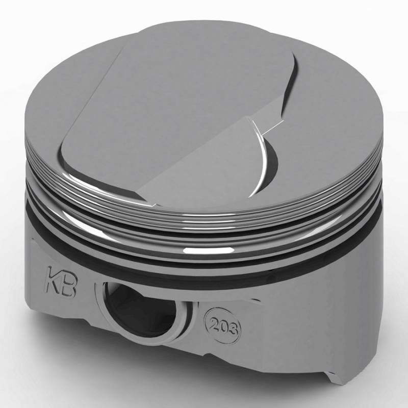 KB Performance Pistons KB Series Piston Hypereutectic 4.320" Bore 5/64 x 5/64 x 3/16" Ring Grooves - Plus 12.0 cc