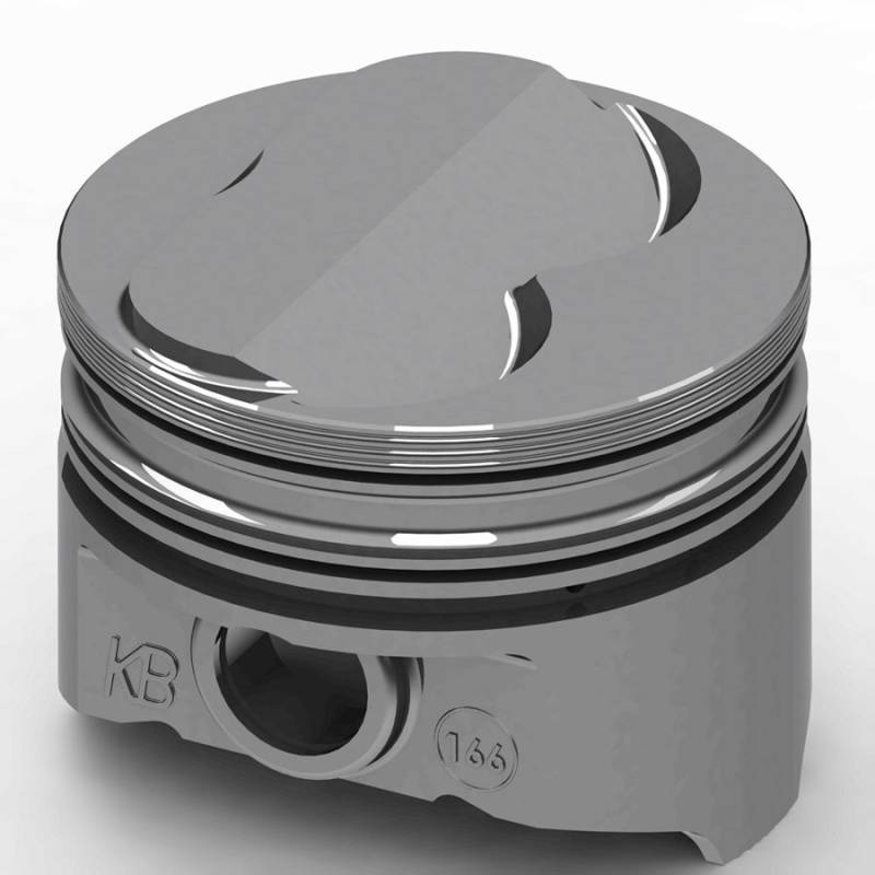 KB Performance Pistons KB Series Piston Hypereutectic 3.935" Bore 5/64 x 5/64 x 3/16" Ring Grooves - Plus 4.0 cc