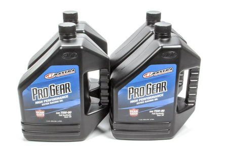 Maxima Racing Oils Pro Gear Gear Oil 75W90 Synthetic 1 gal - Set of 4