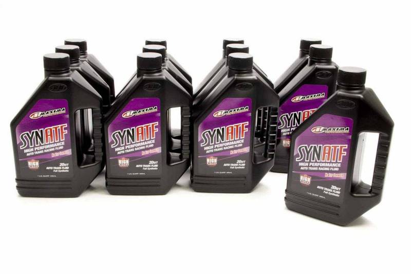 Maxima SYNATF ATF 20W Synthetic Transmission Fluid - 1 Quart Bottle - Set of 12