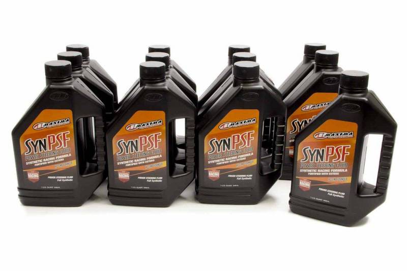 Maxima Racing Oils SYNPSF Power Steering Fluid Synthetic 32 oz - Set of 12