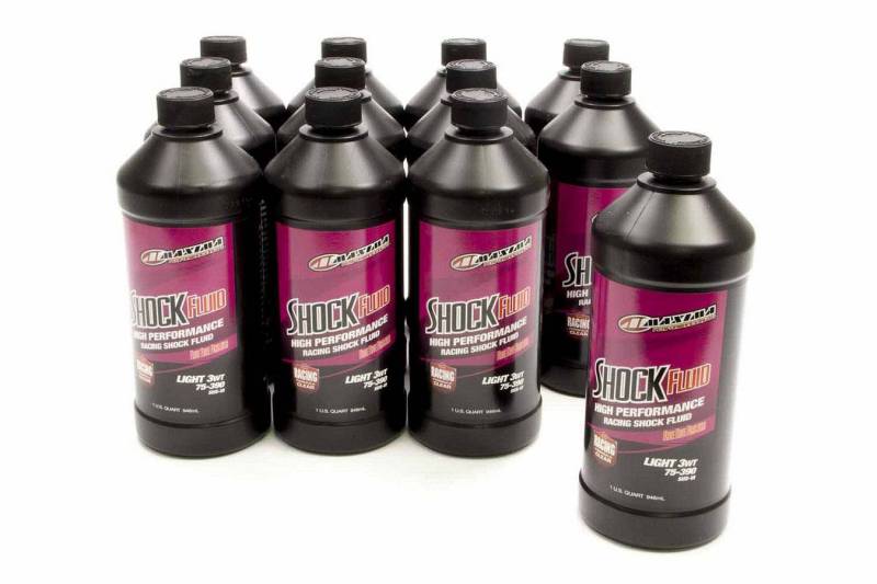 Maxima Racing Oils Racing Light Shock Oil 3WT Conventional 32 oz - Set of 12