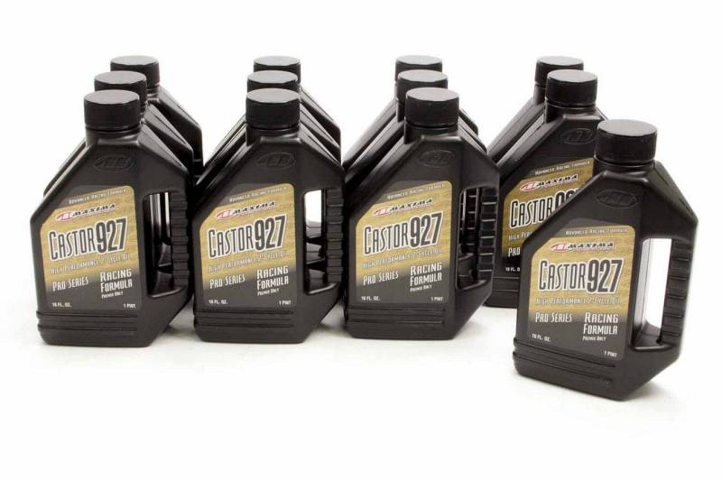 Maxima Racing Oils Castor 927 2 Stroke Oil Conventional 16 oz - Set of 12
