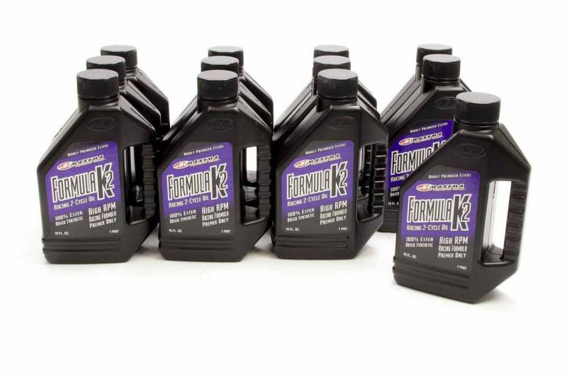 Maxima Racing Oils Formula K2 2 Stroke Oil Synthetic 16 oz - Set of 12