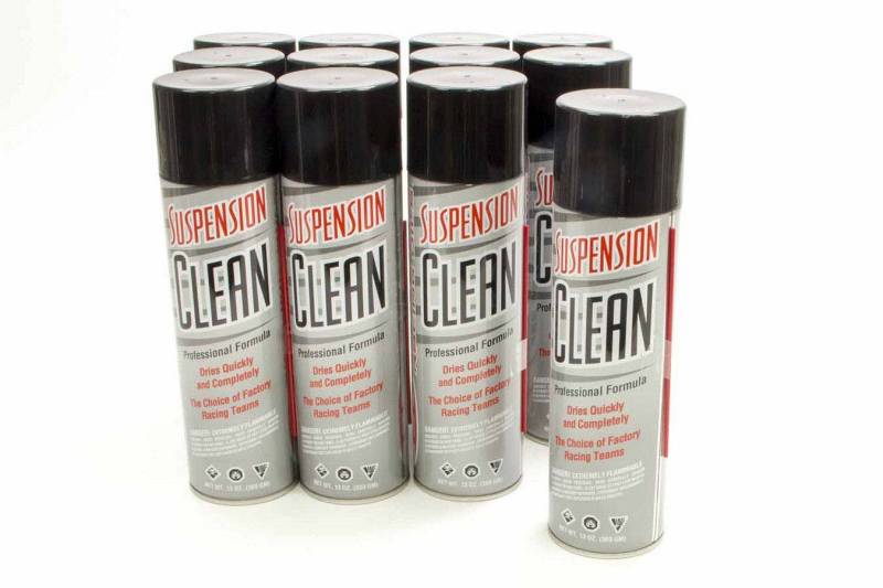 Maxima Racing Oils Suspension Clean Suspension Cleaner 13.00 oz Aerosol - Set of 12