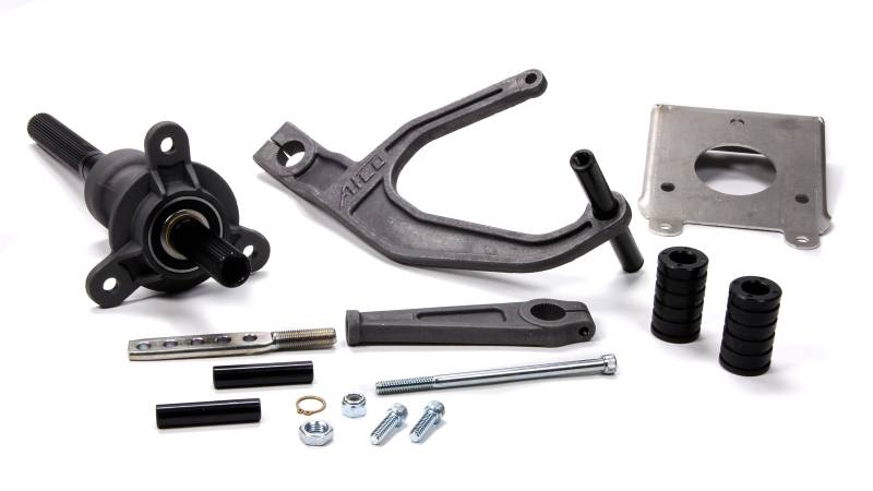 AFCO Racing Products Gas Pedal Assembly Adjustable 15 Degree Under Dash Mount Aluminum - Black Anodize