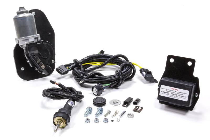 Detroit Speed Select-A-Speed Windshield Wiper Kit 7 Speed Adapter Plate/Controls/Motor/Wiring Harness Chevy Corvette 1963-67