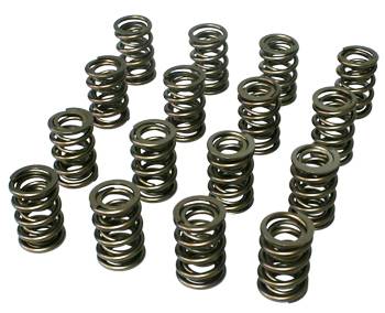 Howards Cams Dual Spring/Damper Valve Spring 508 lb/in Spring Rate 1.080" Coil Bind 1.550" OD - Set of 16