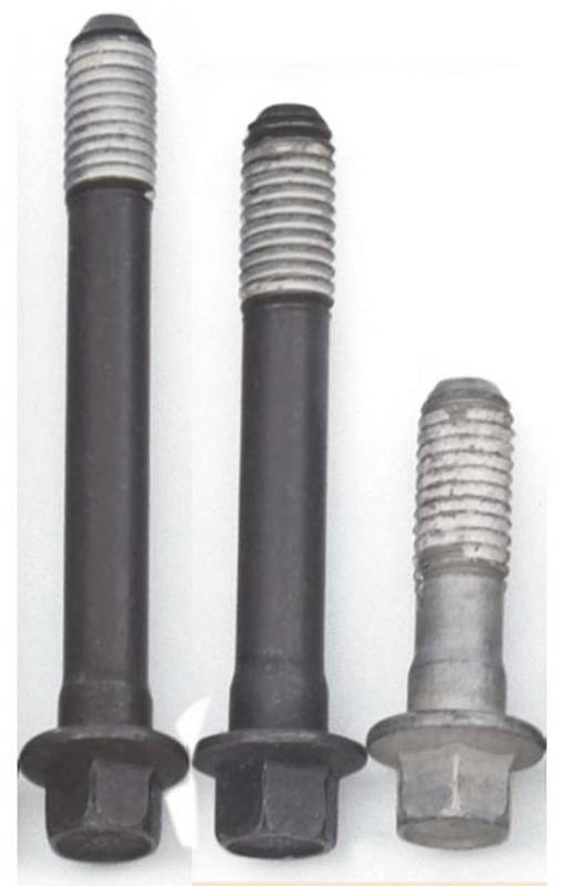 GM Performance Parts Hex Head Cylinder Head Bolt Kit Steel Natural Black Oxide - Small Block Chevy