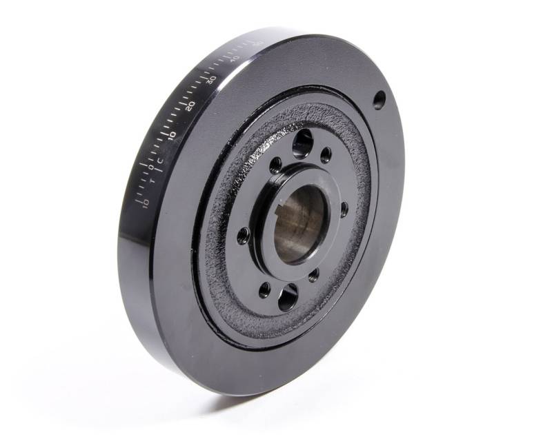 Powerbond Harmonic Balancers Street Harmonic Balancer 7.110" OD Steel Black Paint - Internal Balance