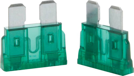 QuickCar Racing Products ATC Fuse 30 amp Plastic Green - Set of 5