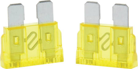 QuickCar Racing Products ATC Fuse 20 amp Plastic Yellow - Set of 5