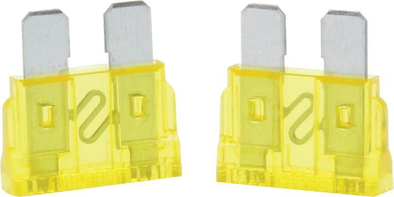 QuickCar Racing Products ATC Fuse 20 amp Plastic Yellow - Set of 5