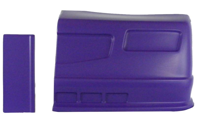 Dominator Racing Products Driver Side Nose Street Stock Fender Extension Included Molded Plastic - Purple