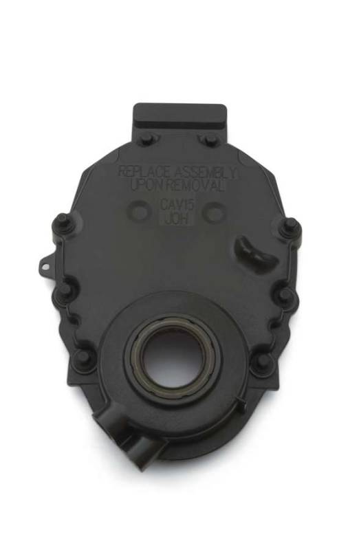 Gm Performance Parts SBC Front Timing Cover - Black Plastic